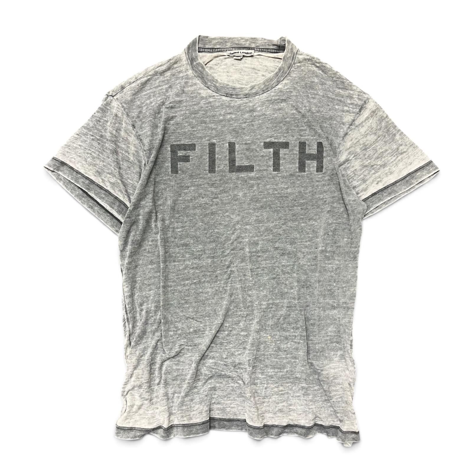 Jaded london Filth Tシャツ 半袖カットソー ジェイデッドロンドン グレー M （20802M）