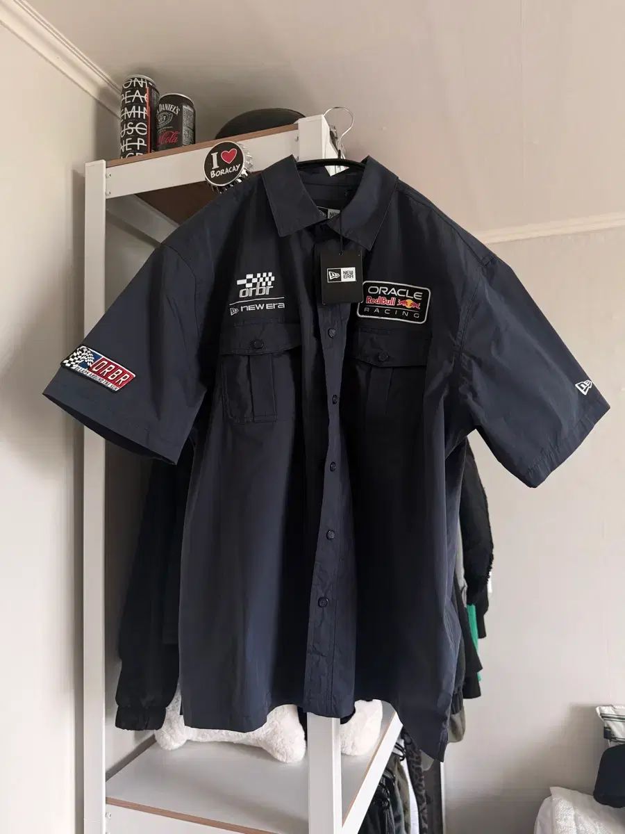 ニューエラ レッドブル オラレーシング ウォーク シャツ M