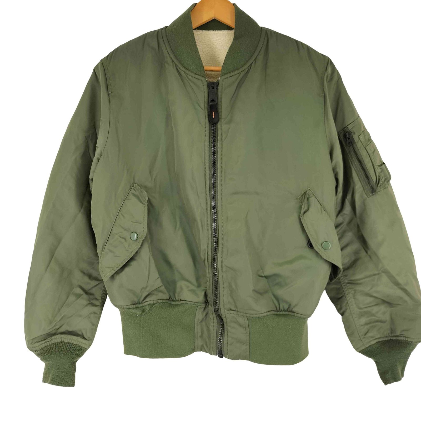 アルファインダストリーズ ALPHA INDUSTRIES 90S USA製 裏地ボア リバーシブル MA-1 メンズ JPN：M
