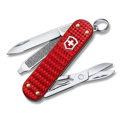 VICTORINOX(ビクトリノックス) クラシック プレシャス ALOX コレクション 全5色 スイス・アーミーナイフ 多機能 ナイフ アウトドア キャンプ はさみ マイナスドライバー付き つめやすり搭載 5機能を搭載したスイス製マルチツー 86d755f5