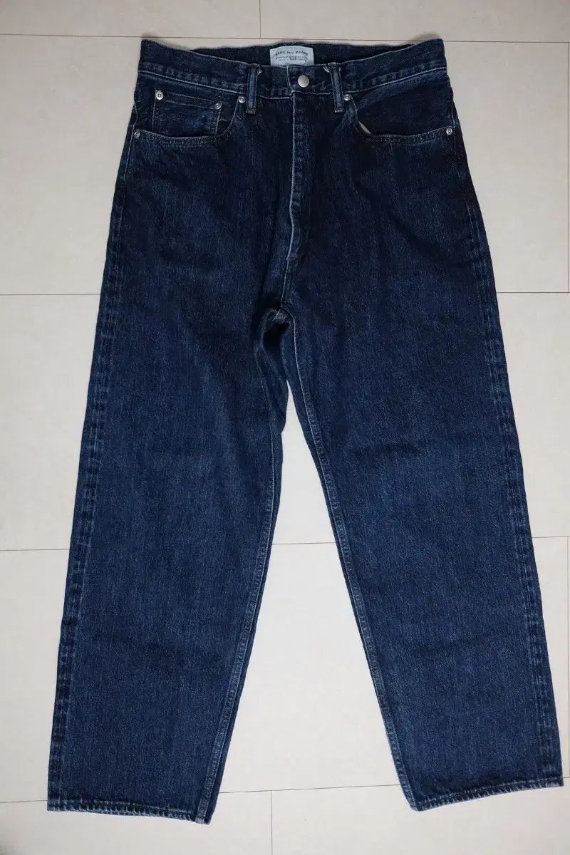 M-S エンズアンドミーンズ 5 Pockets Denim Washed Indigo endsandmeans