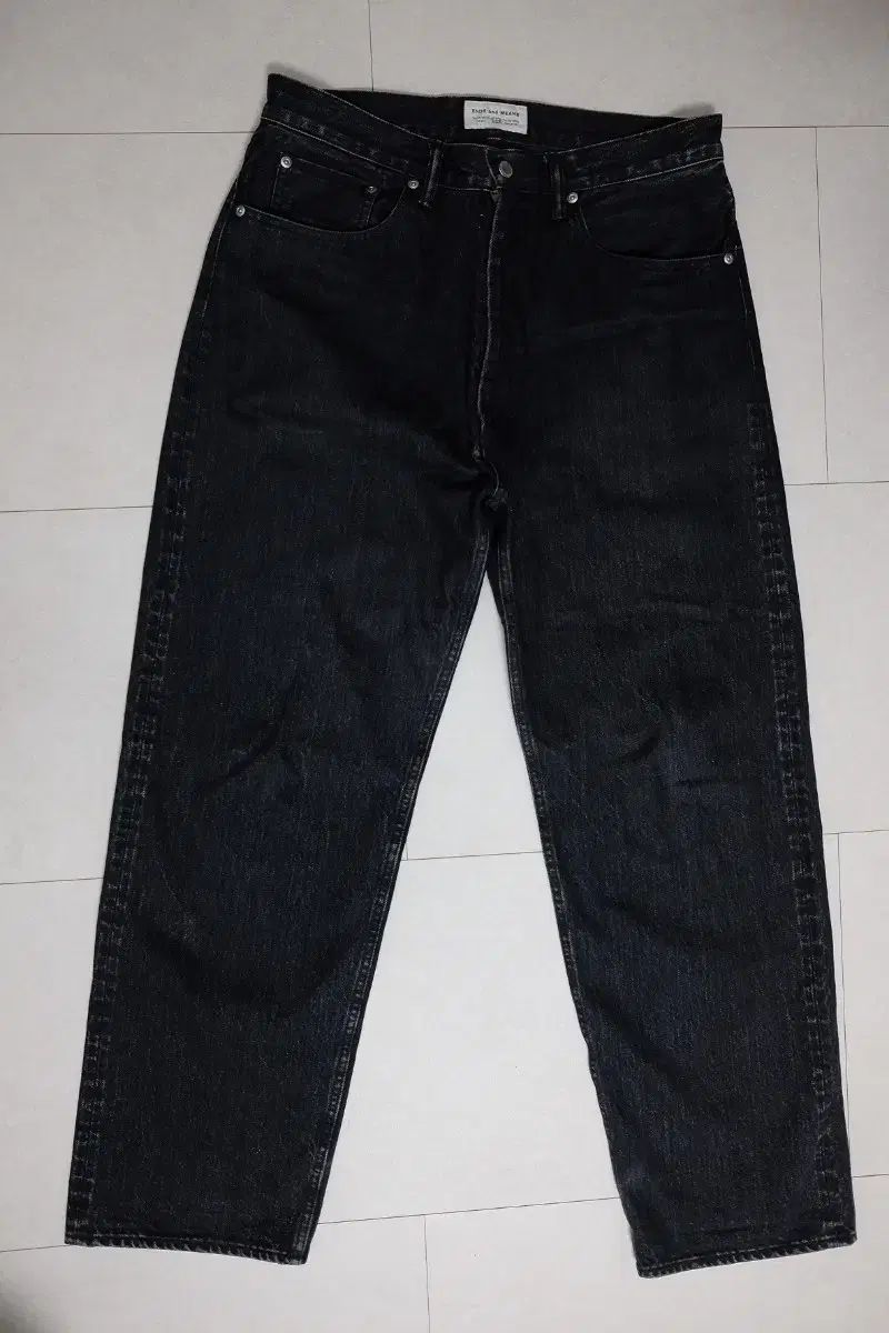 M エンズアンドミーンズ 5 Pockets Denim Washed Black endsandmeans