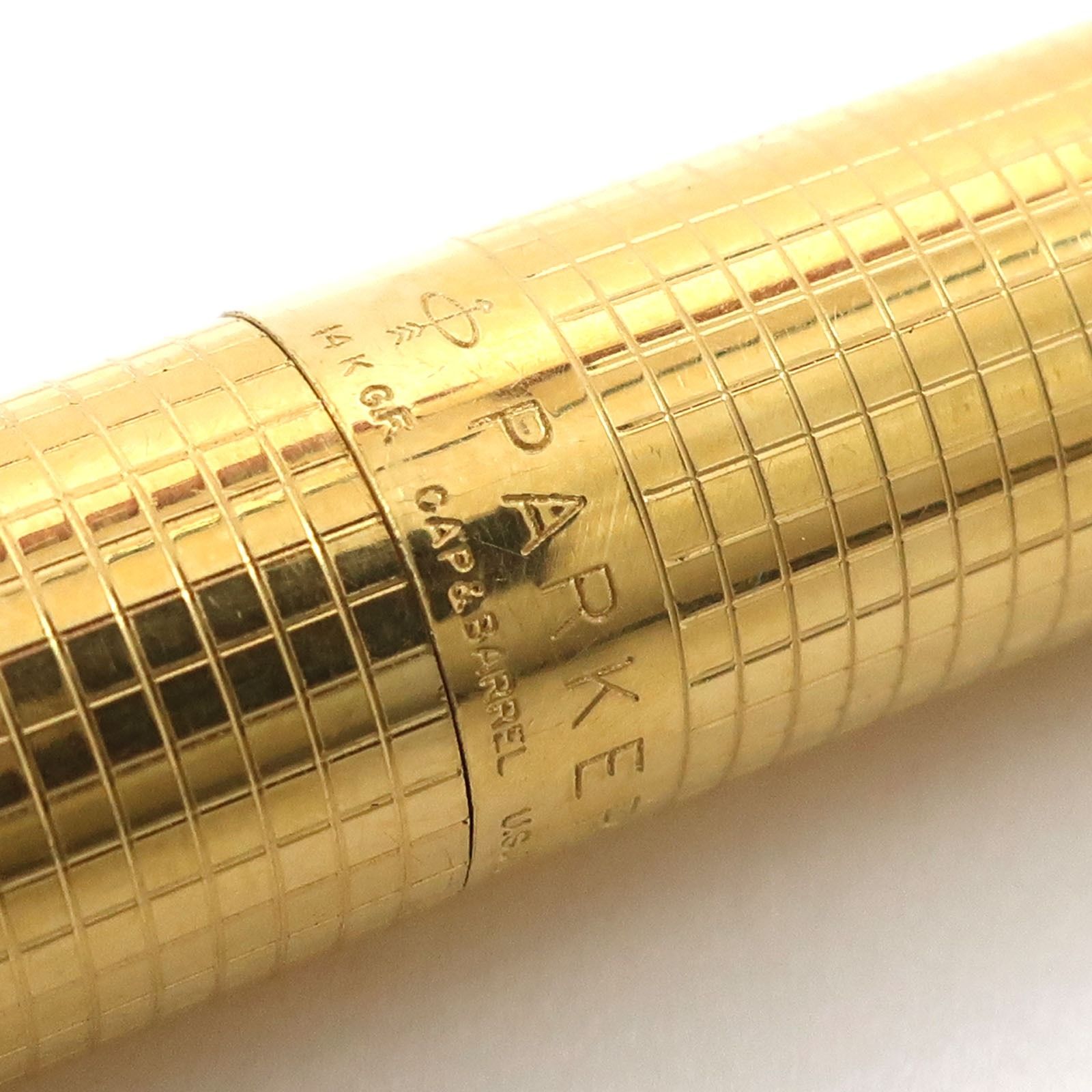 アンティーク　Parker パーカー　75 シズレ柄　万年筆 ペン先14K PARKER】パーカー パーカー75 シズレ ペン先 14K(585) M(中字