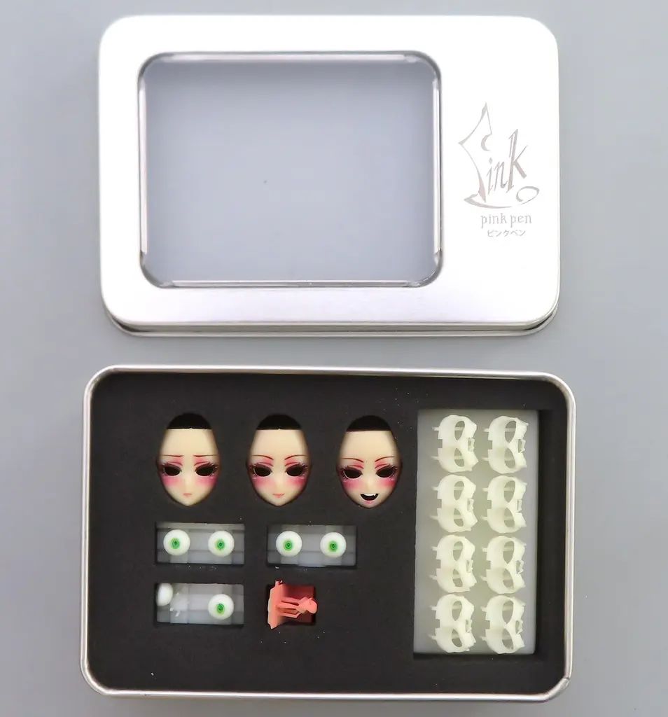 [Used] Plastic Model PINK PEN Customized Face Set (Eye/Green) “Megami Device” Detail Up Parts (Garage Kit)