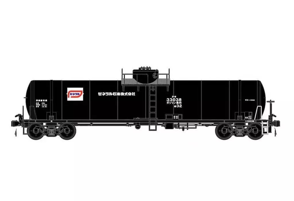 【新品】鉄道模型 HOゲージ 1/80 MI タキ3000 ゼネラル石油 昭和～平成 33038 [833L]