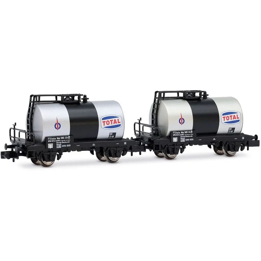 【新品】鉄道模型 1/160 FS、2-unit pack 2-axle tank wagons “Total”、ep. III [HN6746]