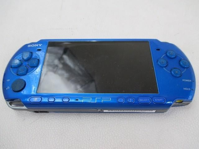 訳あり ゲーム PSP 本体 PSP3000 ブルー 動作品