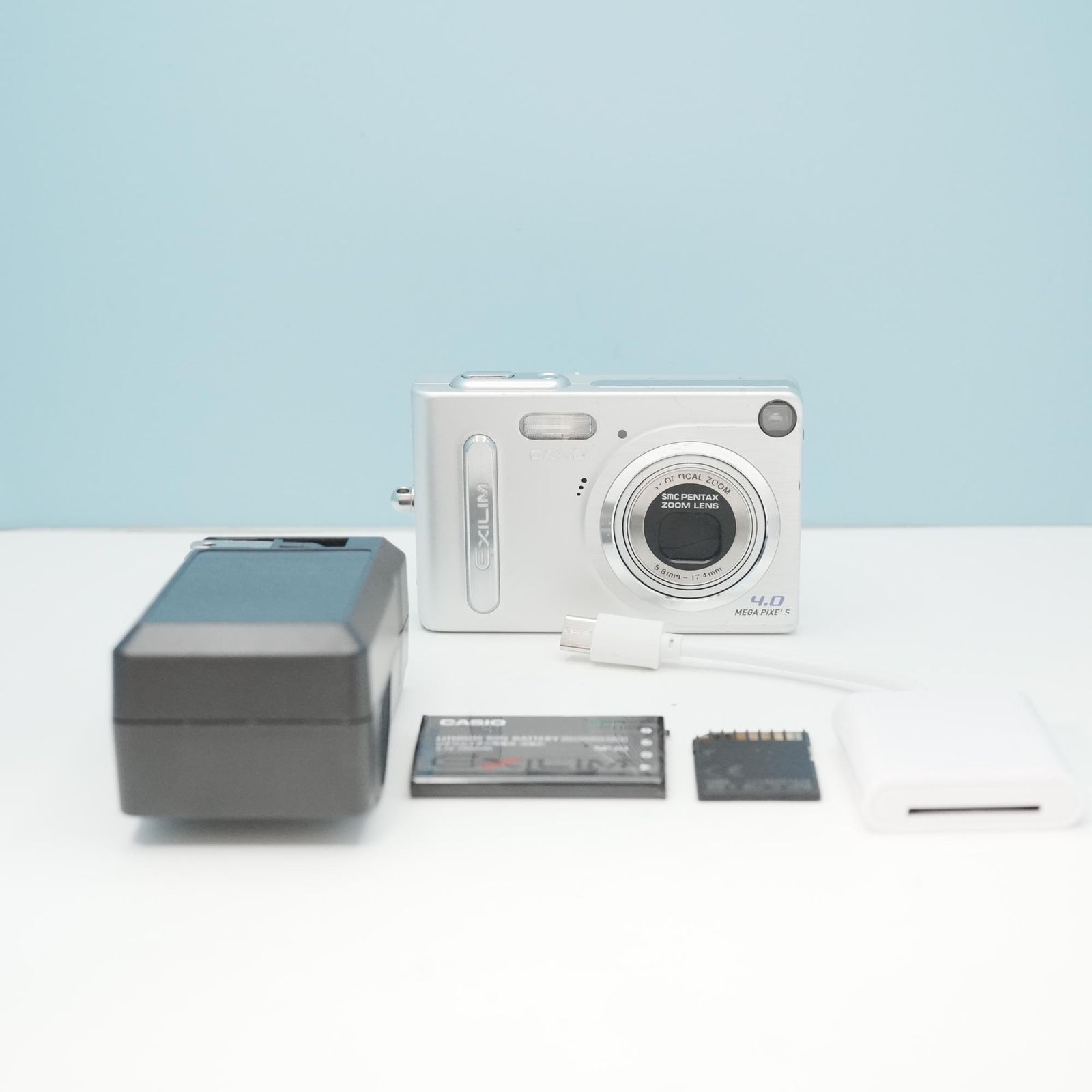 CASIO EXILIM EX-Z4 デジカメ スマホ転送OK フルセット 美品 a6973
