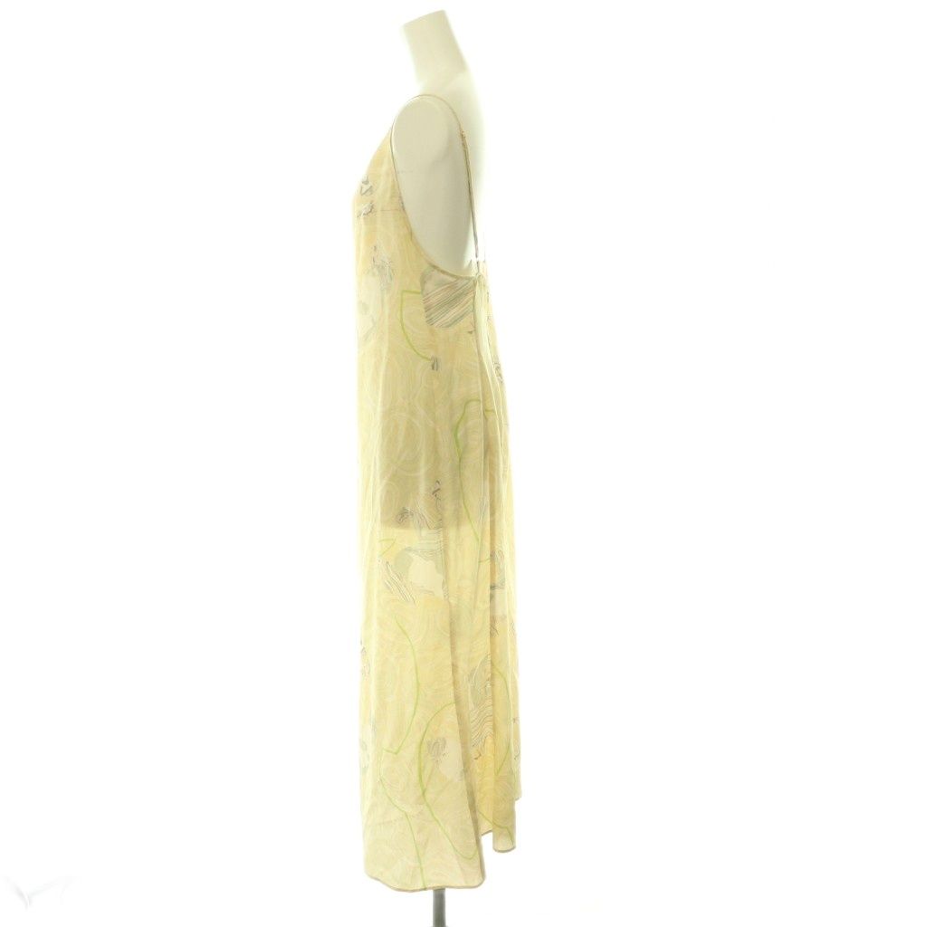 マメクロゴウチ Mame Kurogouchi 252SS Marble Print Silk Camisole