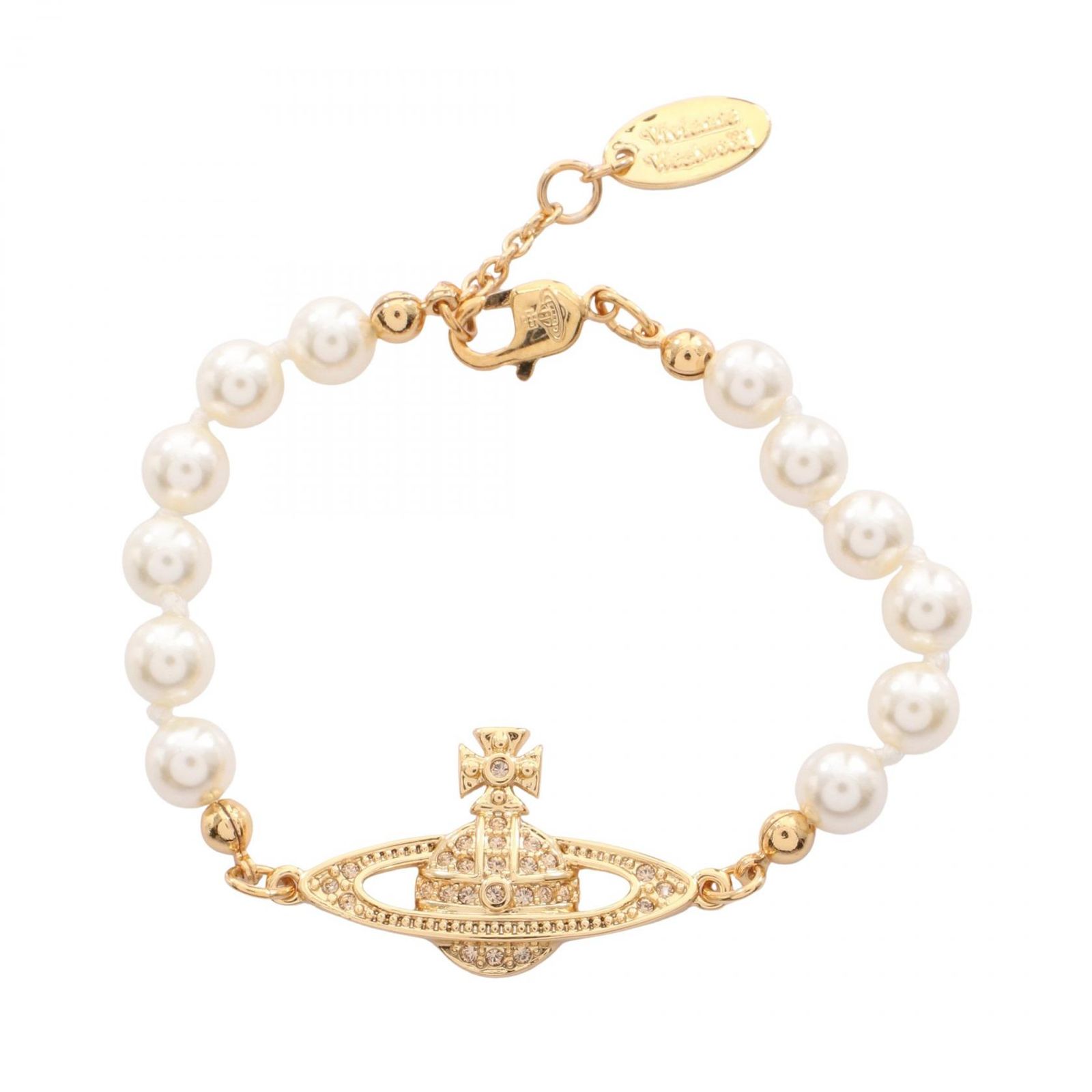 Vivienne Westwood Vivienne Westwood Bracelet MINI BAS RELIEF 61030001/02R122 Gold GP (Gold Plated) Bracelet for Women Brand New