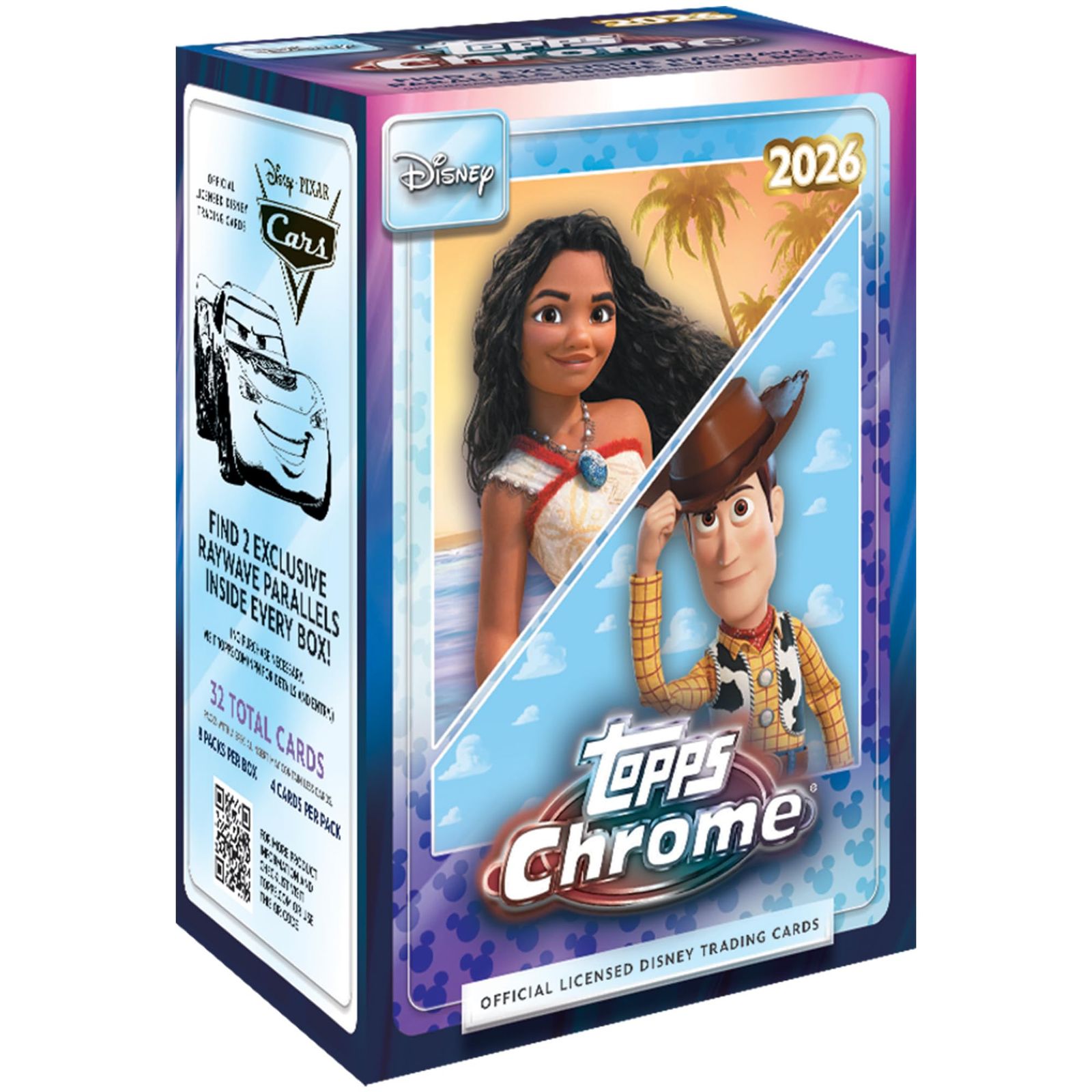 2026 Topps Chrome Disney - ファクトリーシール - バリューボックス。