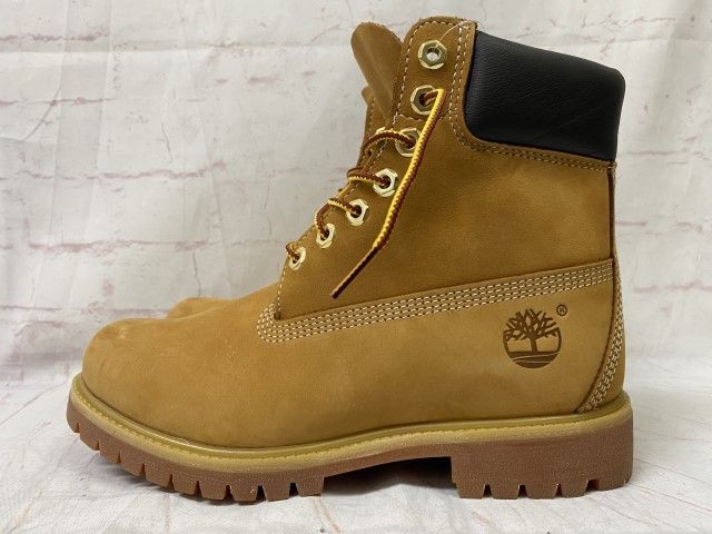 【中古】箱有 Timber land ﾃｨﾝﾊﾞｰﾗﾝﾄﾞ 6ｲﾝﾁﾌﾟﾚﾐｱﾑｳｫｰﾀｰﾌﾟﾙｰﾌ ﾌﾞｰﾂ TB110061713 ﾌﾞﾗｳﾝ 25.0cm 991927874