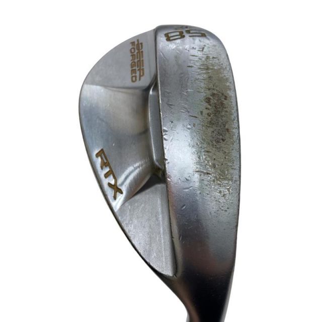 【中古】 クリーブランド Cleveland RTX DEEP FORGED 58°/12° MID ウェッジ WG Dynamic Gold (フレックスS) メンズ 男性用 右利き 右用 Dランク ゴルフクラブ
