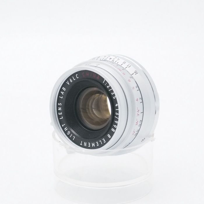 [Used] (LIGHT LENS LAB) LIGHT LENS LAB M 35mm F2 circle 8 sheets (Leica M) silver