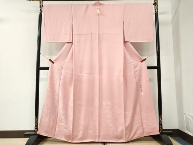 平和屋着物●本加賀友禅作家　押田正義　色留袖　飛鶴渡り橋松竹梅御所車地紋　虹色　正絹　逸品　未使用　CABI2589yc
