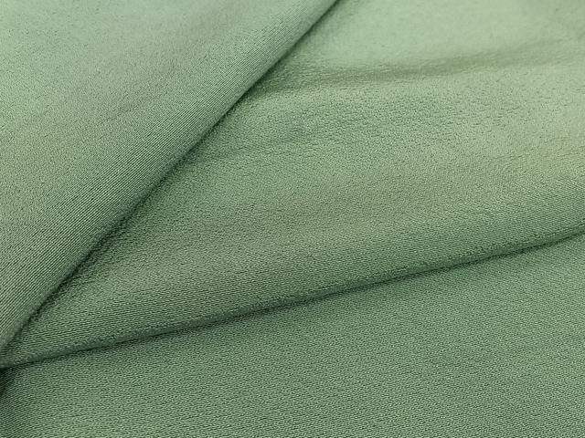 平和屋着物▽上質な小紋　単衣　霞文　正絹　逸品　AABK2108jh