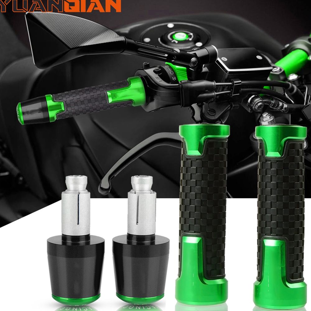 YUANQIAN カワサキ バルカンS650 S1000 VULCAN650 VULCAN1000対応 ハンドルバーグリップエンド 22mm