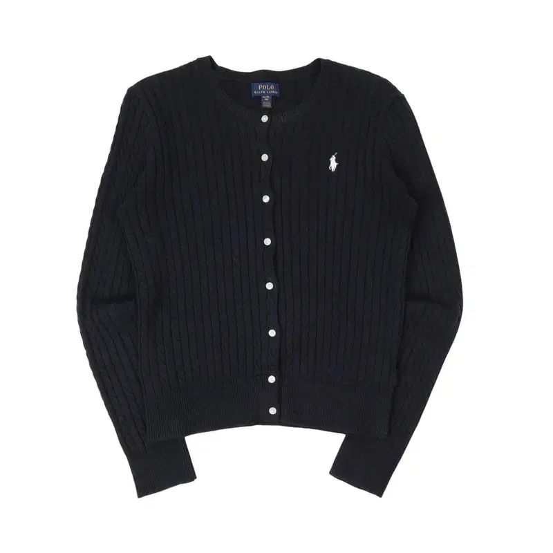 POLO RALPH LAUREN ポロラルフローレン ブラック ケーブル ニット カーディガン