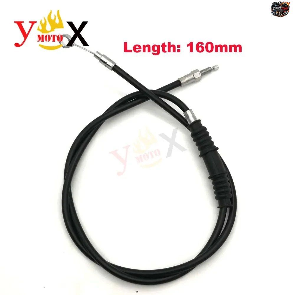 160mm オートバイ改造クラッチケーブルライン ビニールスチールワイヤー ハーレースポーツスター 1200 XL883 XL1200 2002-14用