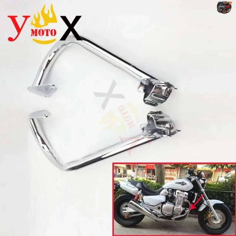 ホンダ CB1300 CB 1300 X-4 X4 1998 1999 2001 2002 2003 用モーターサイクルクラッシュバーエンジンガードフレームプロテクタースチール
