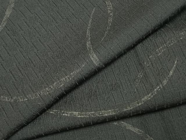 平和屋着物●上質な小紋　流水文　ロング丈　正絹　逸品　未使用　AABJ4747fy