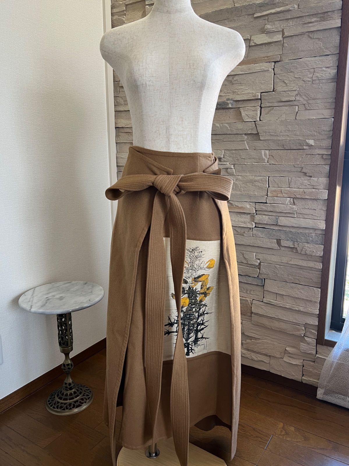 LOEWE/ロエベ　スカート　ベージュ 55,000円