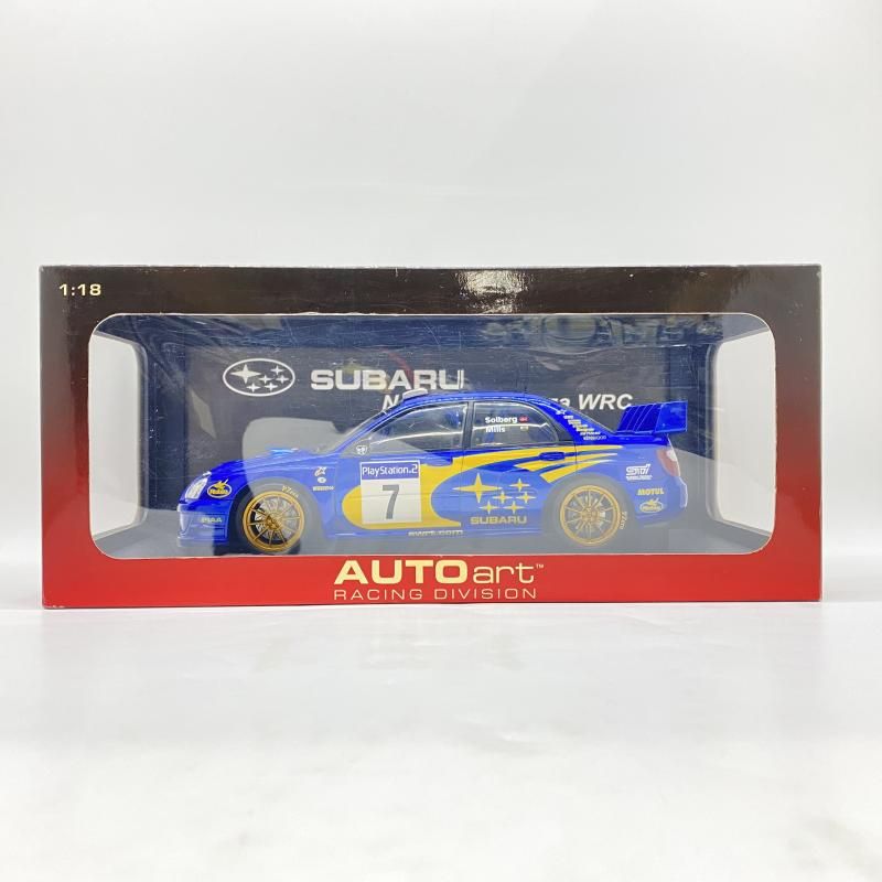 【中古】 開封) １／１８ ＳＵＢＡＲＵ ＮＥＷ ＡＧＥ ＩＭＰＲＥＺＡ ＷＲＣ ２００３ ＃７ (ブルー×イエロー) [24]