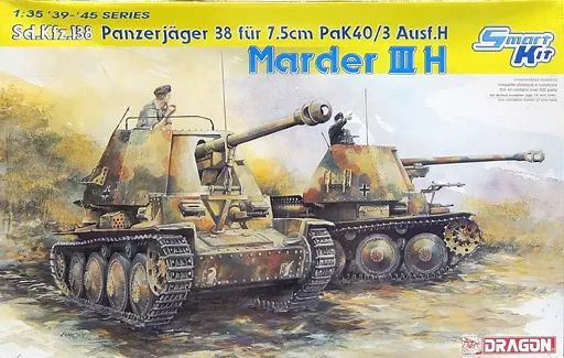 [Used] Plastic Model 1/35 38 (t) 7.5cm Anti-Tank Self-Propelled Gun Murder III Ausf.H [6331]