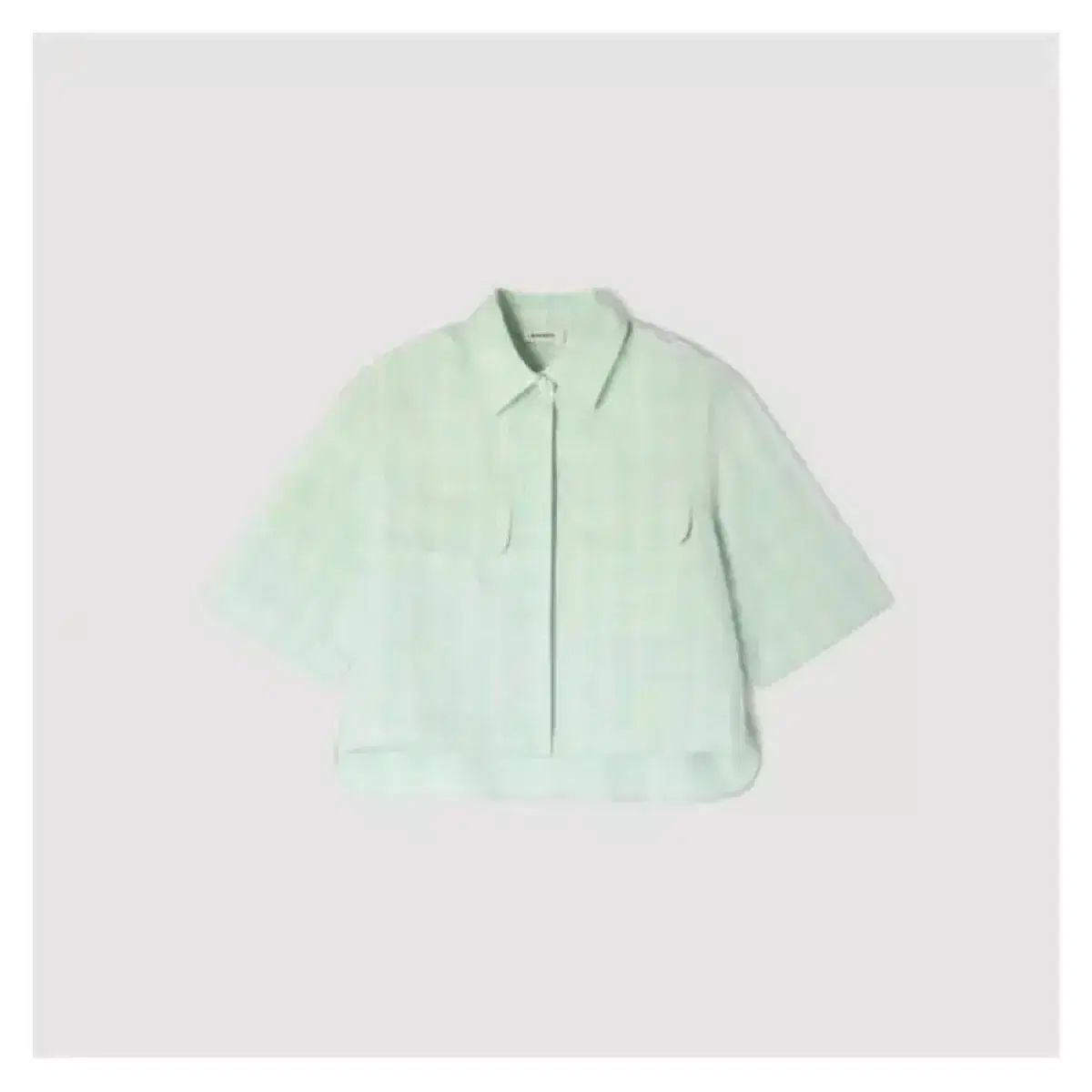 サンドロ チェック クロップド シャツ 25,148円