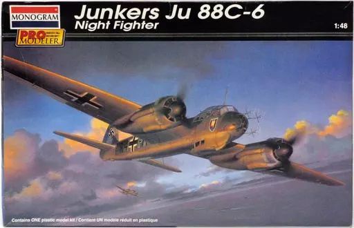 [Used] Plastic Model 1/48 Junkers Ju 88C-6 Night Fighter -Junkers Ju 88C-6 Night Fighter- “PRO MODELER” [85-5970]