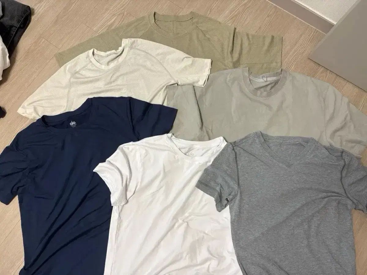 ルルレモン アロ Alo メンズ Tシャツ 6枚 まとめ (Mサイズ)