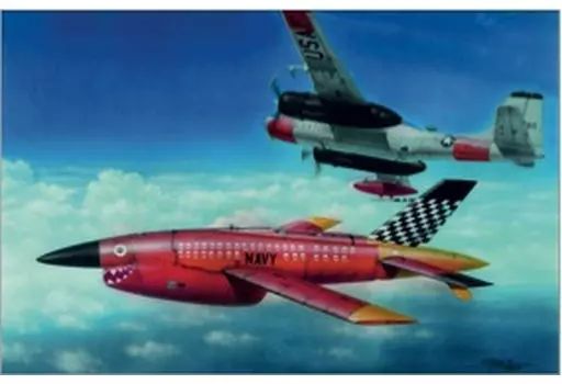 [Used] Plastic Model 1/72 BQM-34 Fire Bee High Speed Target [PLMAL7028]