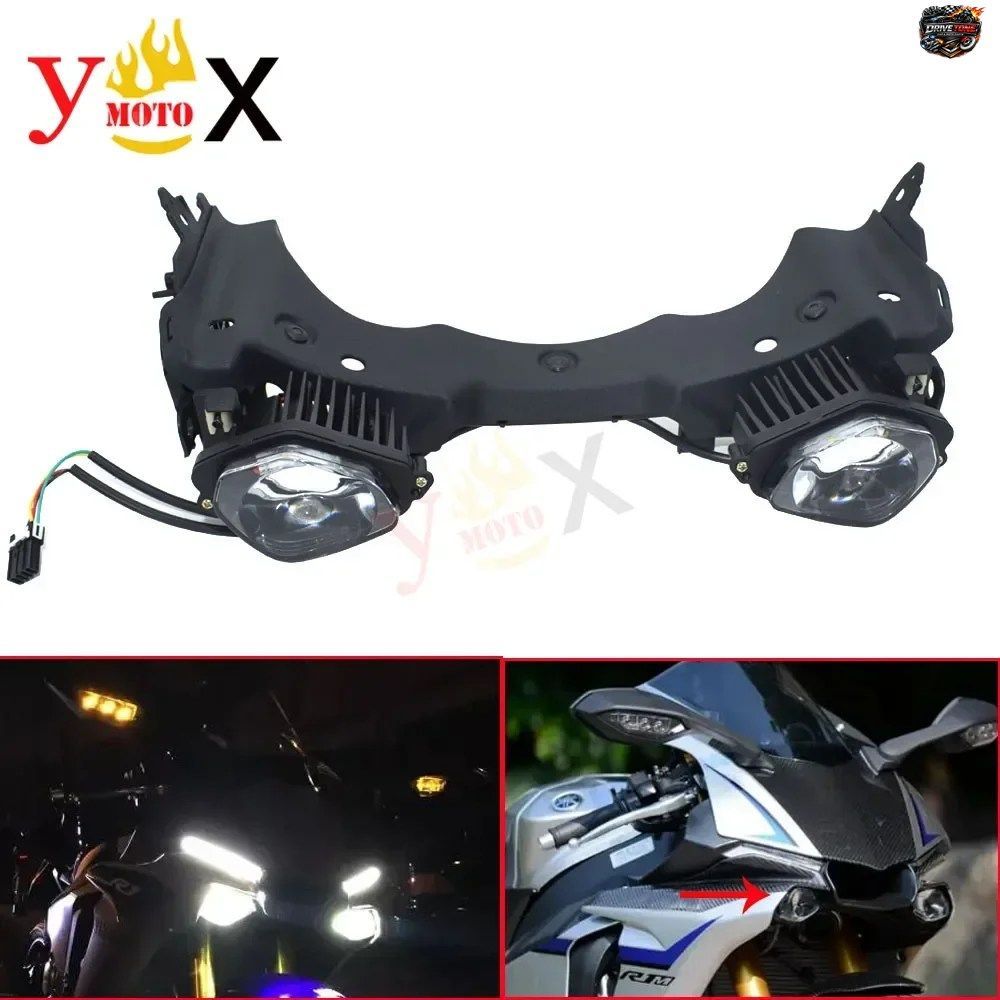 2015-2016年式ヤマハ YZF-R1 R1用 15-16年式 オートバイ用フロントLEDヘッドライト/ヘッドランプ/ヘッドライト/ランプアセンブリ