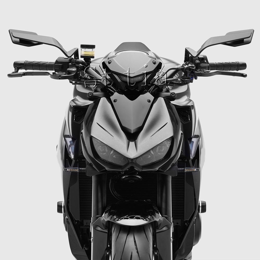 St tia カワサキ Z1100SE Z1100 2025〜2026対応 調整可能回転アルミリアミラー