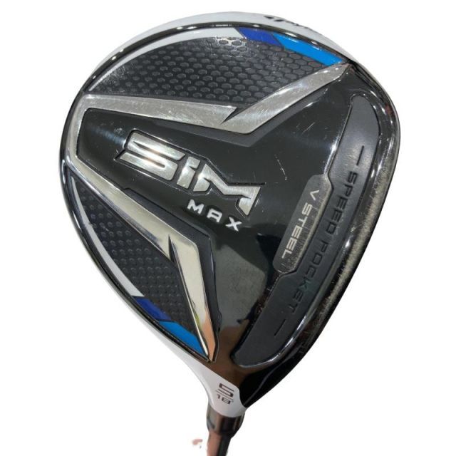 【中古】 テーラーメイド SIM MAX 5W フェアウェイウッド FW TENSEI BLUE TM50(FW) (フレックスS) メンズ 男性用 右利き 右用 Cランク ゴルフクラブ