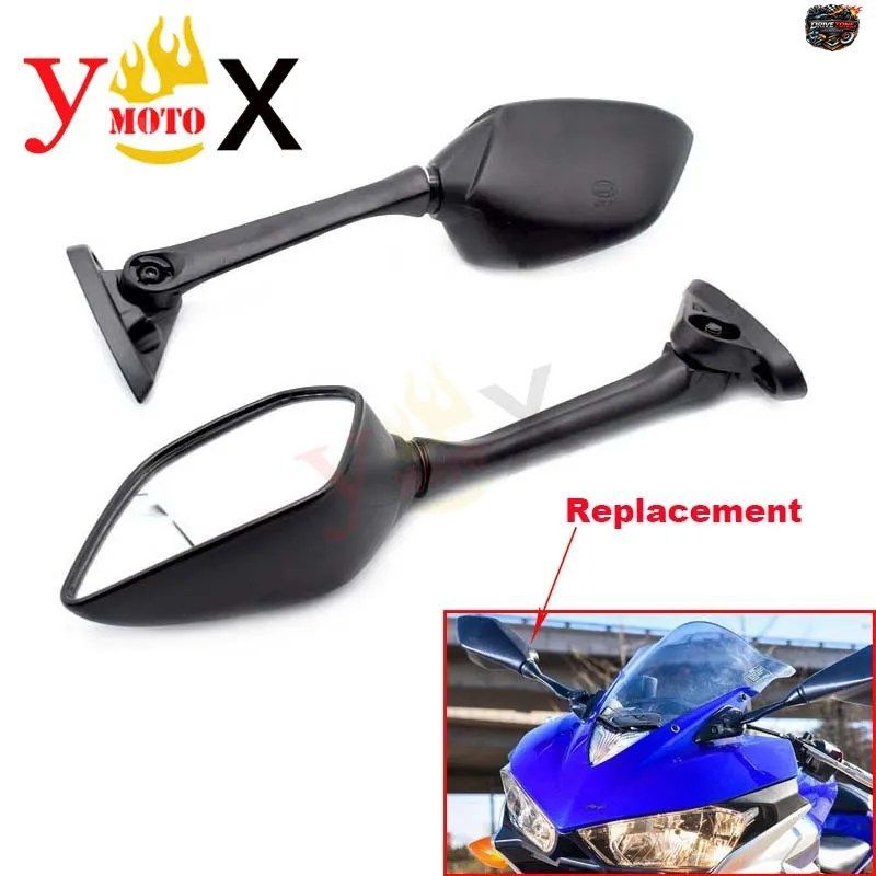 スポーツバイク用サイドリアビューミラー ヤマハ YZF-R25 R25 2014-2016 14 15 16 YZF-R3 R3 2015-2017