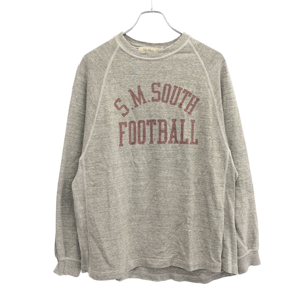 REMI RELIEF レミレリーフ 24AW 天竺ラグランロングスリーブTシャツ グレー M 9,555円