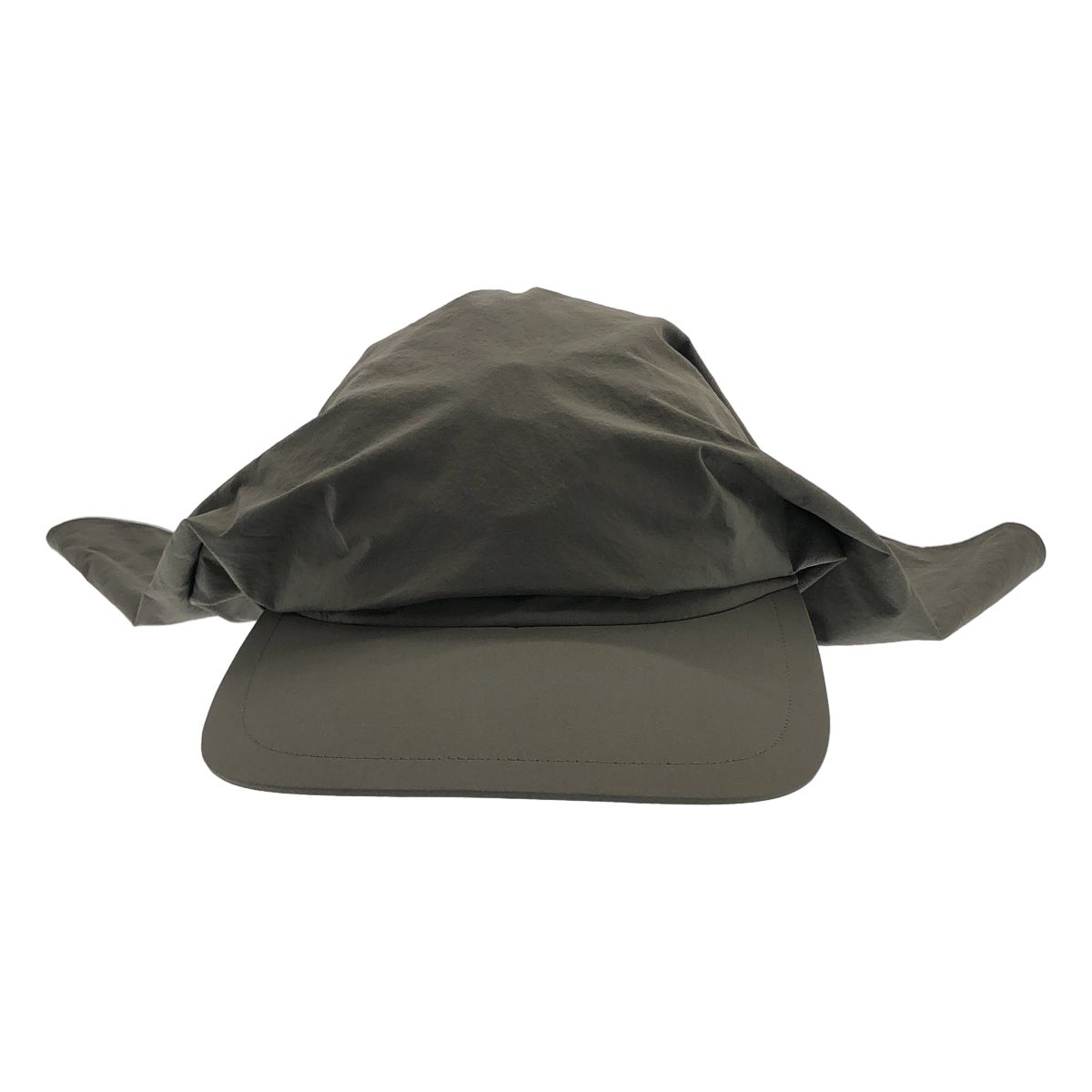KIJIMA TAKAYUKI キジマ タカユキ 26SS DETACHABLE SCARF 6PANEL CAP スカーフキャップ WYYY261352 チャコール系 F