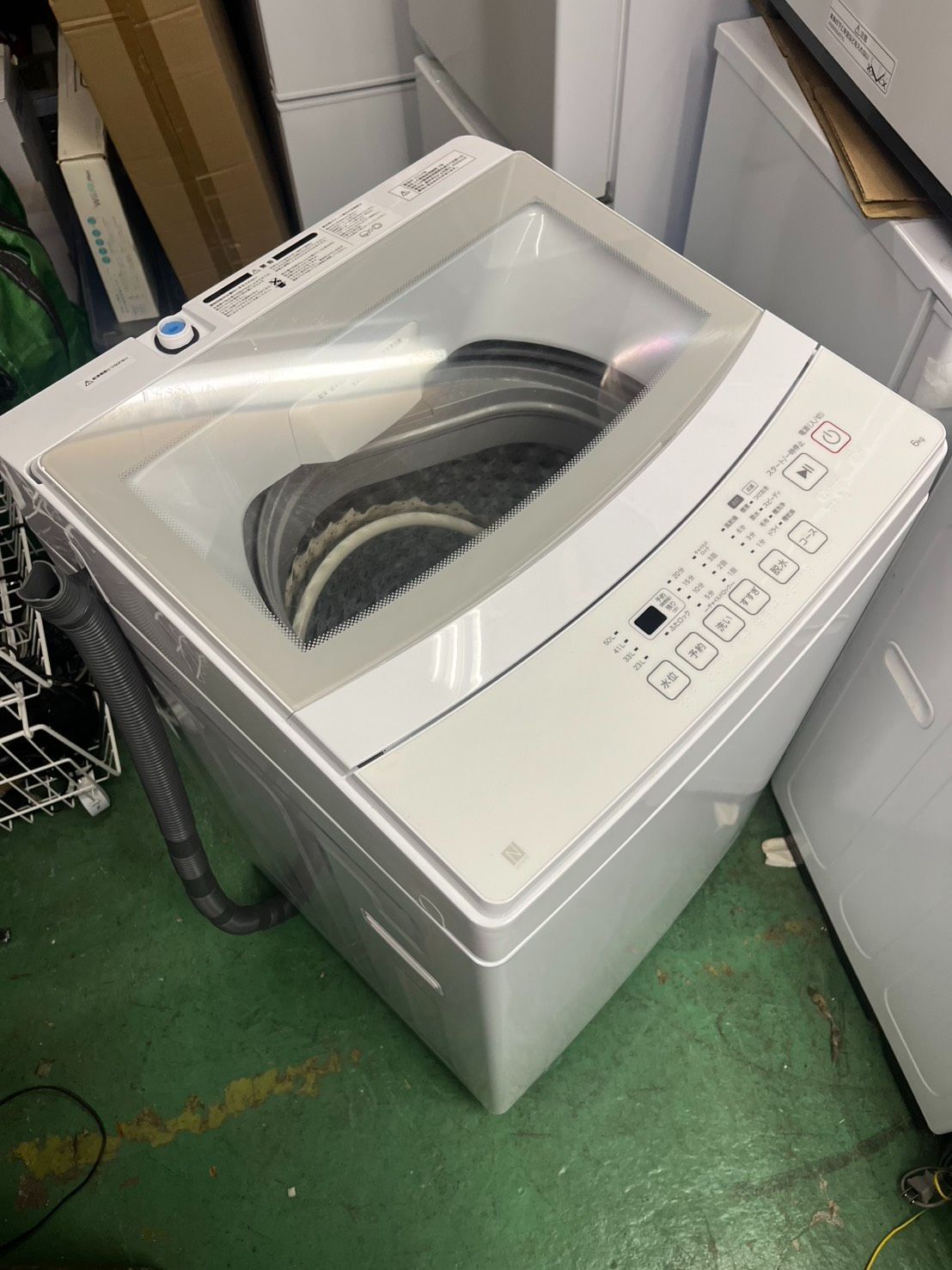 ニトリ 洗濯機　6.0kg（全自動洗濯機）NT60L1WH [99773]
