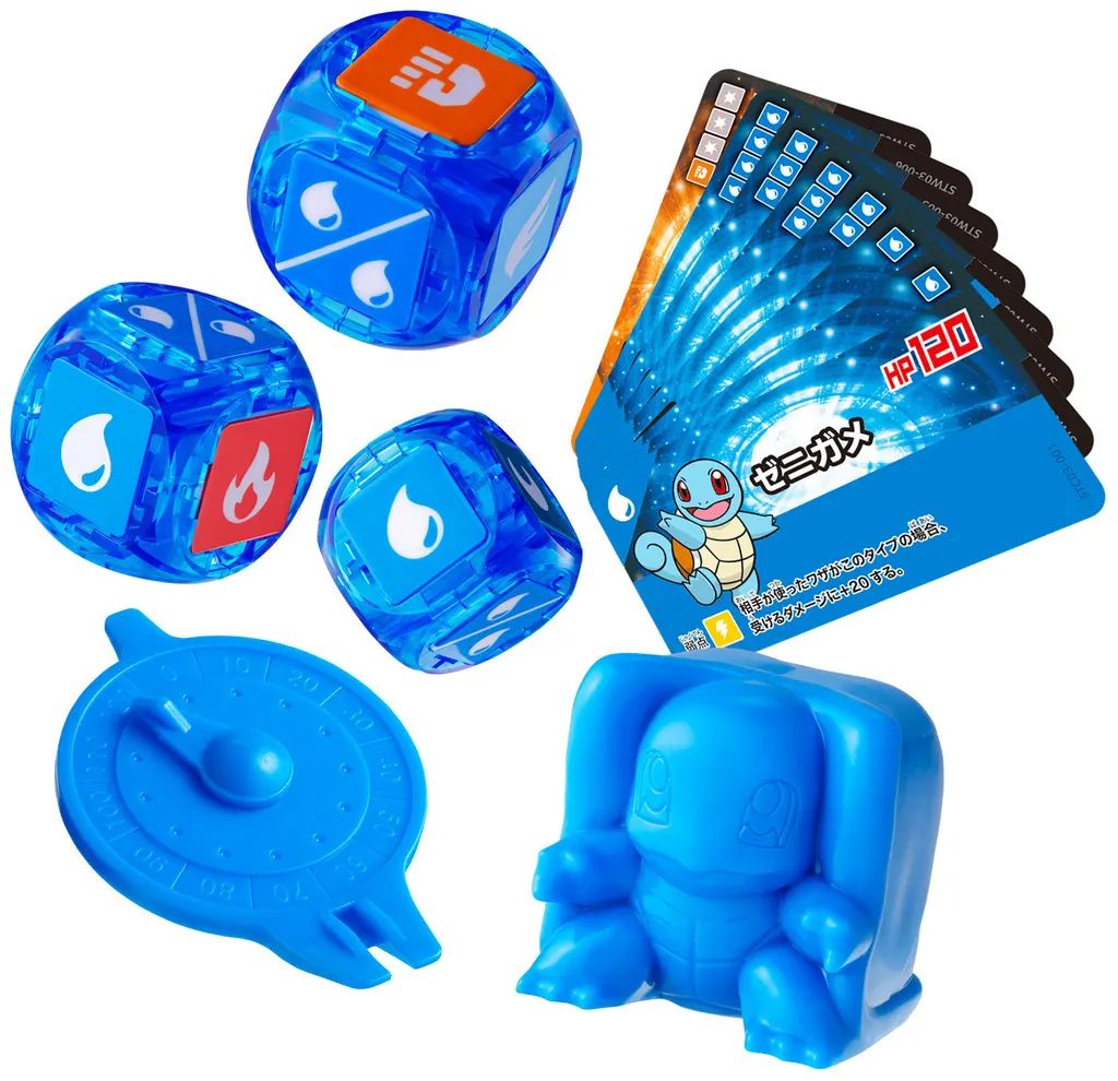[Brand New] Board Game Pokemon Placoro Start Set Squirtle 03