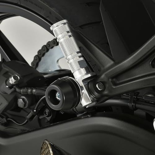 N◆タンデムステップ スライダー カワサキ Z650 Z750 Z750S Z800 Z900 Z900RS/Cafe に適用 アルミ 左右セット (銀) c860cc2f