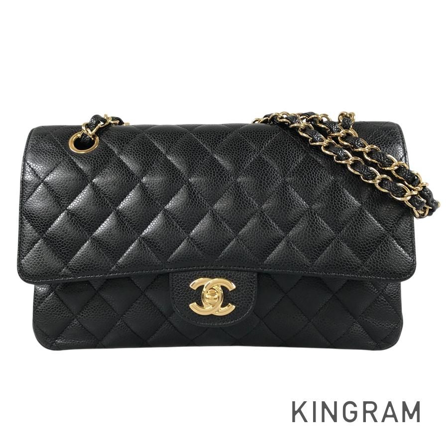 シャネル CHANEL マトラッセ ミディアム キャビアスキン ショルダーバッグ sh【中古】