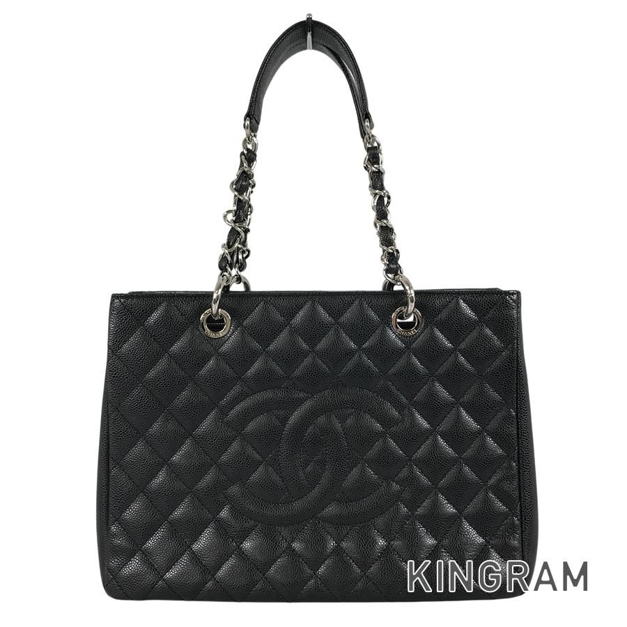 シャネル CHANEL マトラッセ GST キャビアスキン トートバッグ sh【中古】