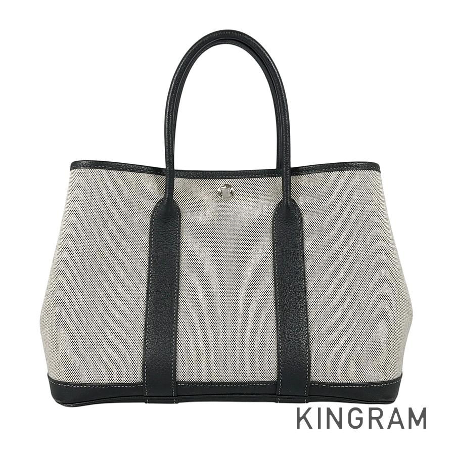 エルメス HERMES ガーデンパーティ TPM トワルアッシュ トートバッグ sh【中古】 141,625円