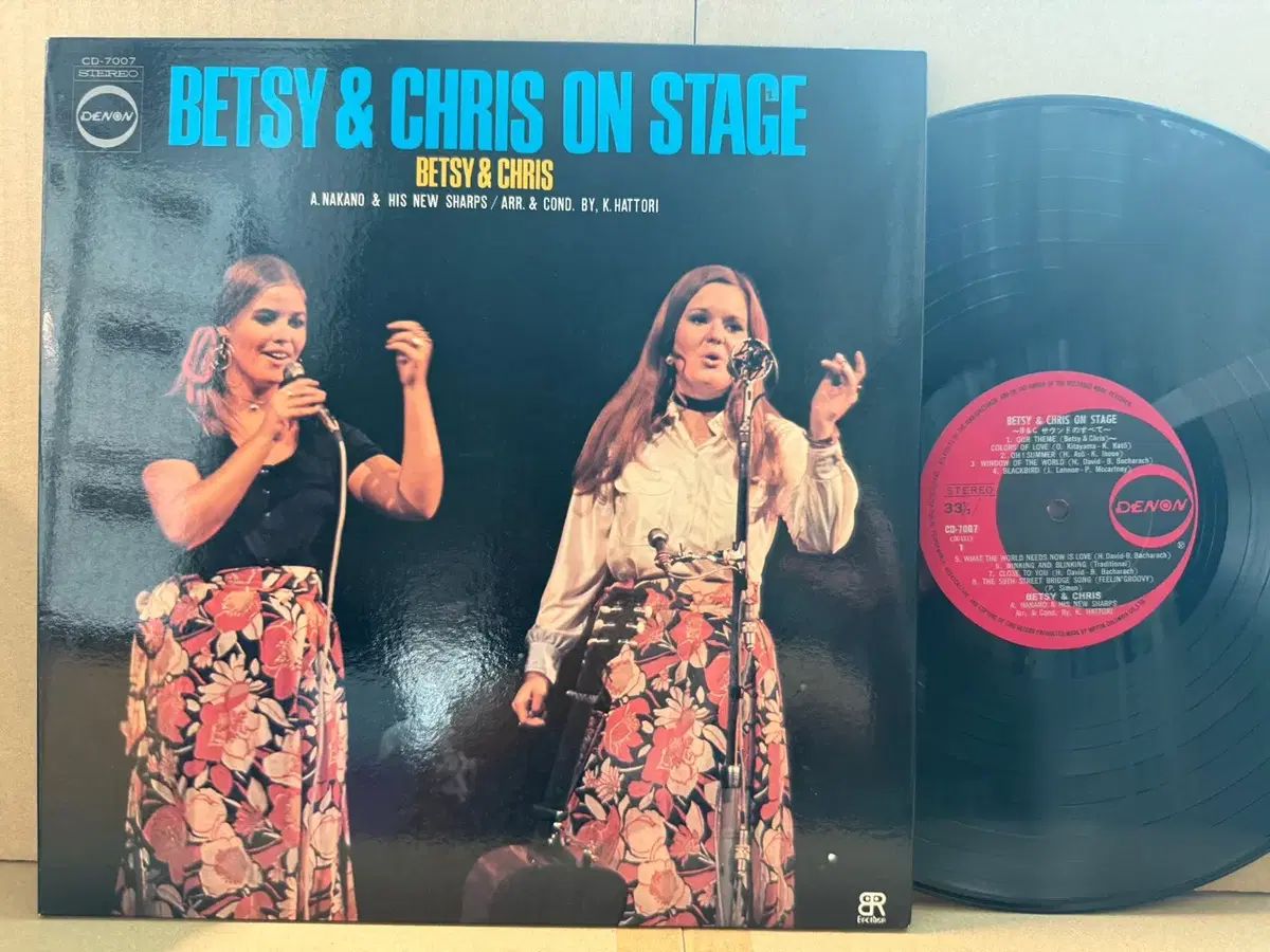 (日本 LP ） Betsy ＆ Chris ー On Stage 1970 年 早い 10,588円