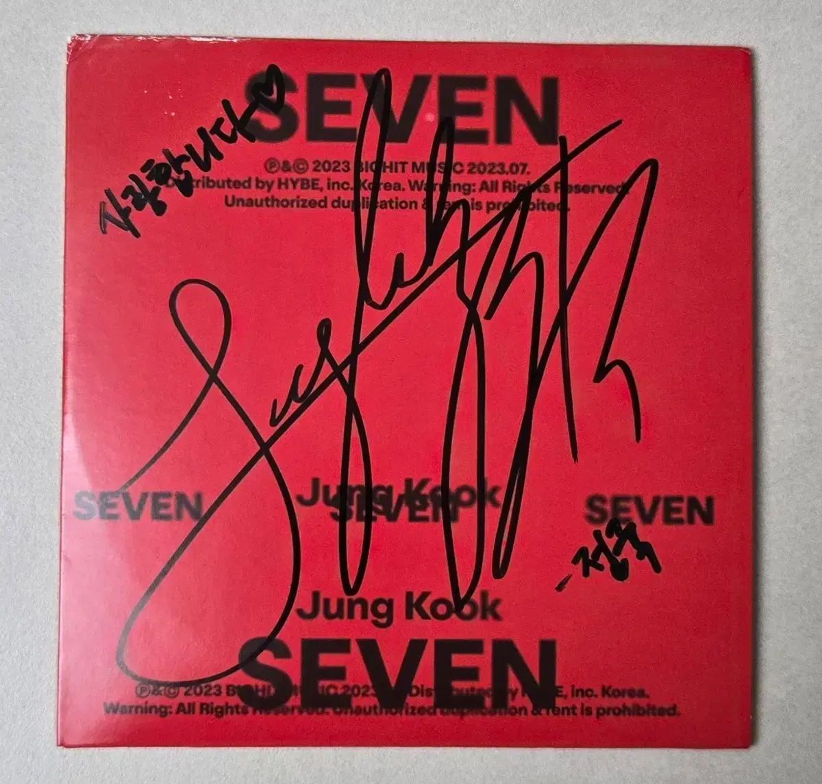 ジーン（BTS） ジョングク ソロ サイン 앨범 33,337円
