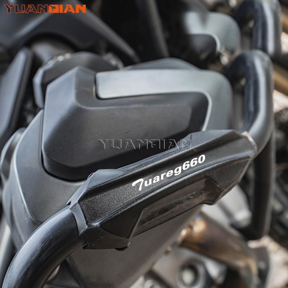 YUANQIAN アラリア チュアレグ660 2021〜2023対応 エンジンクラッシュバー バンパーガード デコレーションブロック 25mm