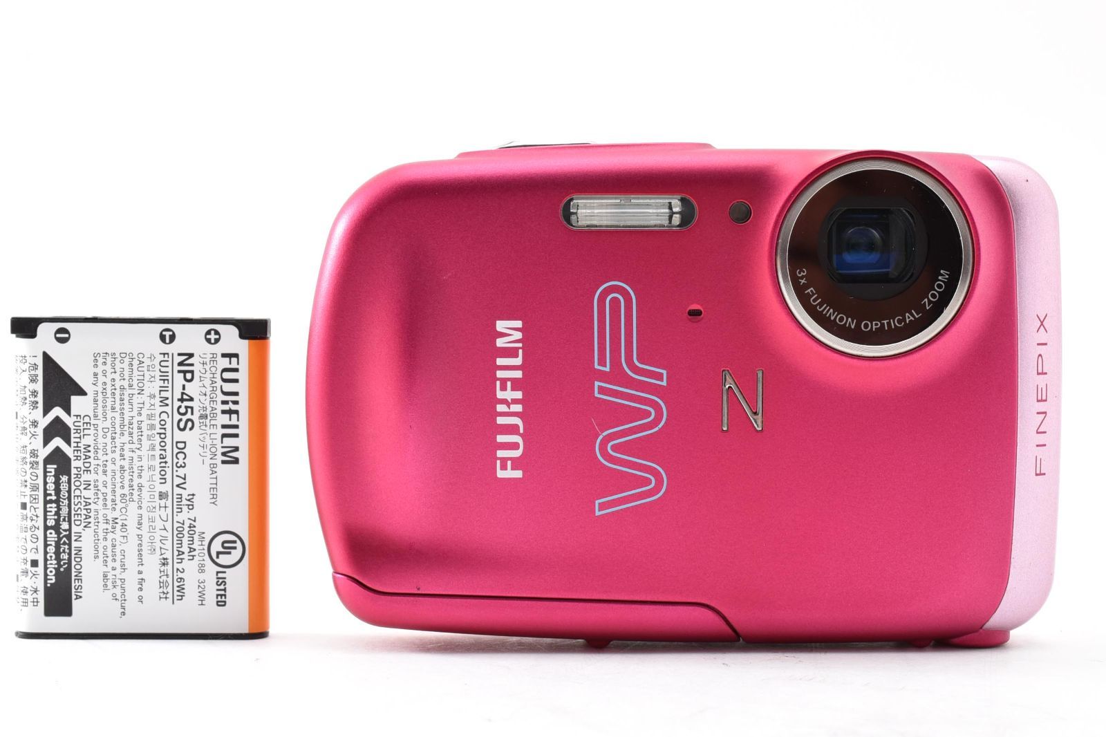 ★極上品★ 富士フイルム FUJIFILM FinePix Z33WP ピンク コンパクトデジカメ【防水】 #0938A
