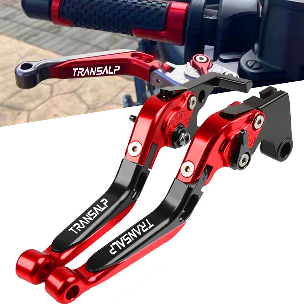 YUANQIAN ホンダ TRANSALP 600 650 700 XLV650 1995〜1999対応 ブレーキクラッチレバー ハンドルバーグリップ CNCアルミ製