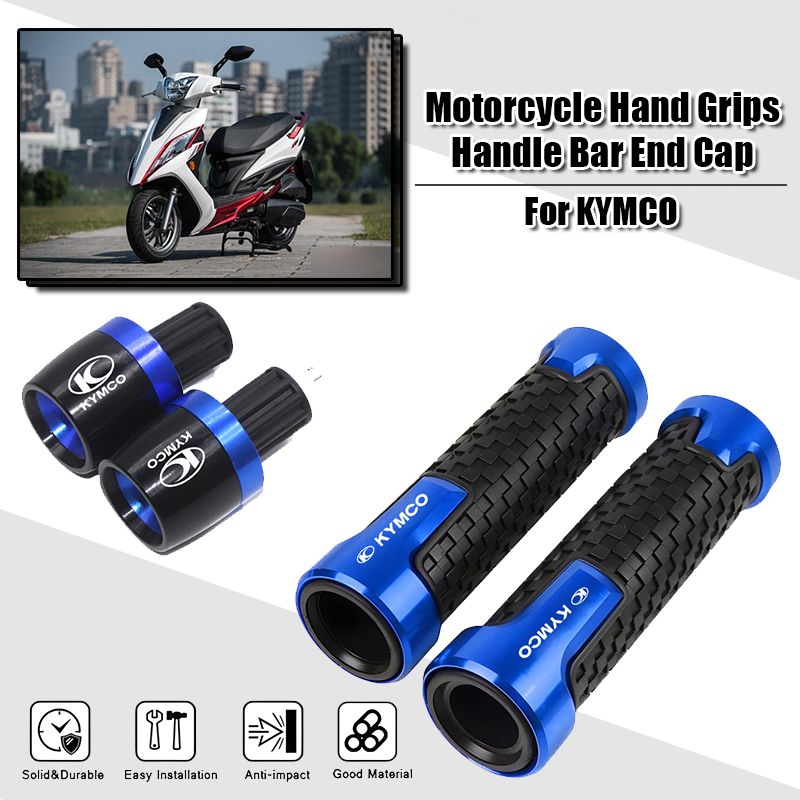 KYMCO AK550 XCITING 250 300 350 400 400S 500 ダウンタウン125対応 ハンドルバーグリップ バーエンドキャッププラグ